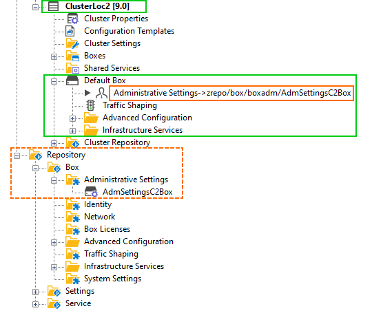 repos_default_box_node_in_cluster2_linked_to_global_repo.png