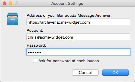 barracuda archiver outlook plugin