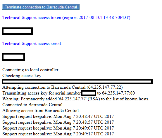 barracuda delivery status rejected