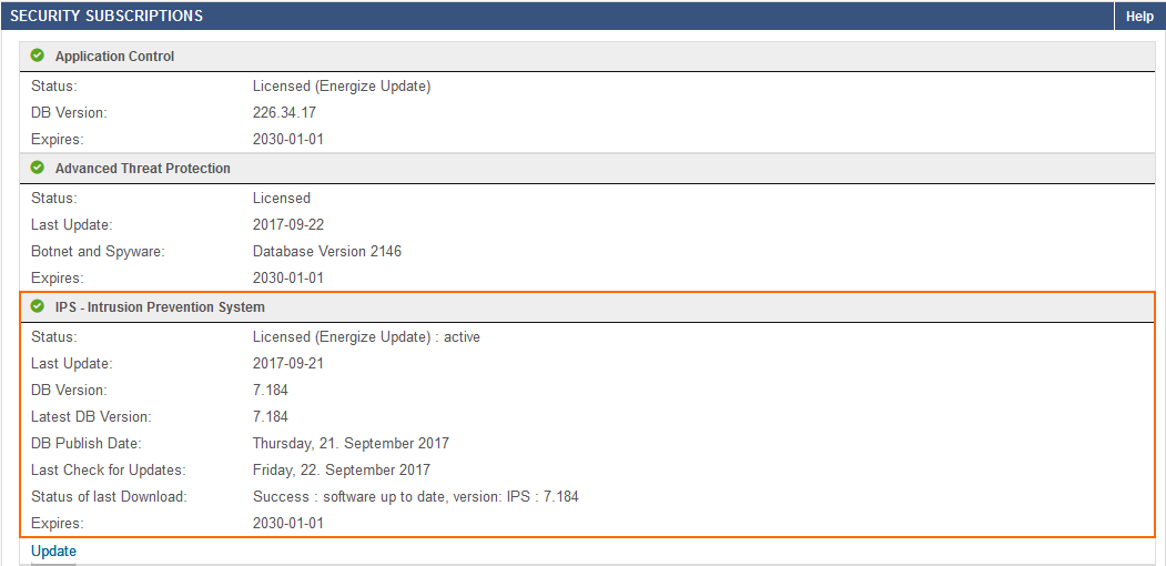 How to Check the IPS Security Subscription Status Barracuda Campus