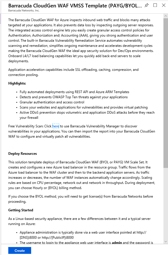 Azure VMSS Deployment with Consolidated ARM Template Barracuda Campus