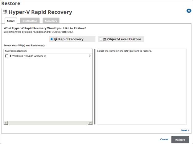 rapid recovery powershell to find incomplete backups