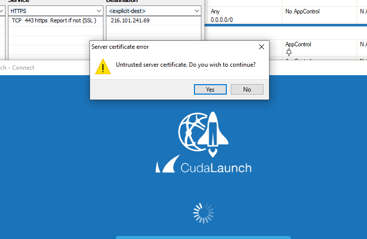 using filebrowser app with cudalaunch